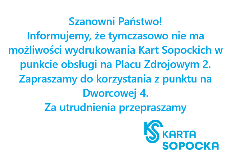 aktualność: Informacja o dostępności wydruku Kart